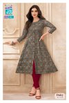 Daisy Vol 5 By Mcm Cotton Printed A Line Flair Kurtis 